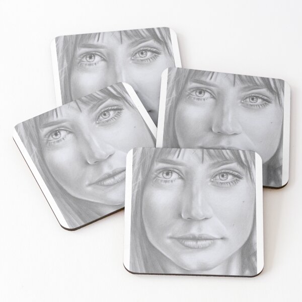 Item preview, Portrait of Ana de Armas designed and sold by Rockberry.