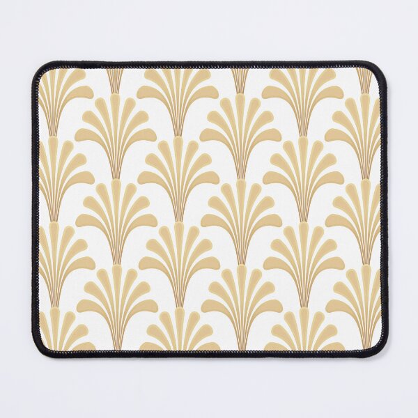 Item preview, Light Gold Geometric Gatsby Art Deco Pattern Background designed and sold by Angela Cini.