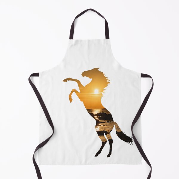 Item preview, Horse rearing sunset silhouette designed and sold by PICbyFemke.