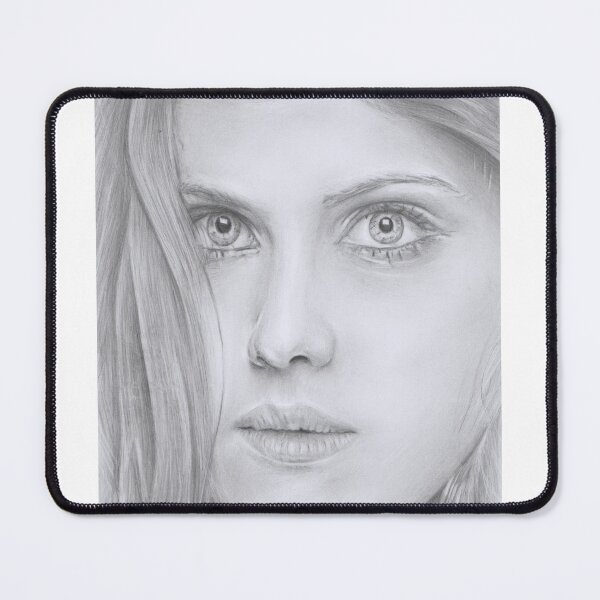 Item preview, Portrait of Alexandra Daddario designed and sold by Rockberry.
