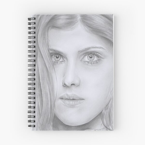 Item preview, Portrait of Alexandra Daddario designed and sold by Rockberry.