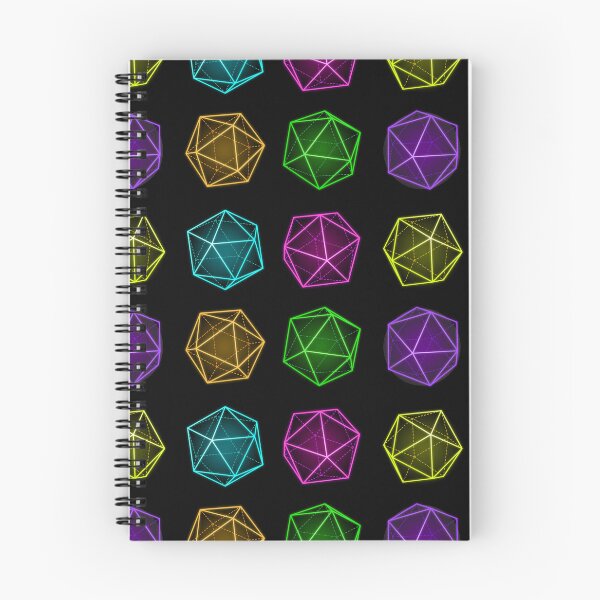 Item preview, Neon icosahedrons designed and sold by ProfiTrollka.