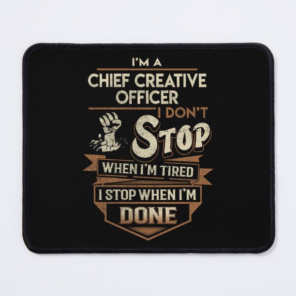 Item preview, Chief Creative Officer T Shirt - I Stop When Done Job Gift Item Tee designed and sold by natalinedk.