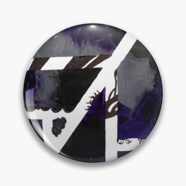 Item preview, Purple, grey, black and white abstract acrylic and marker designed and sold by Heichou1225.