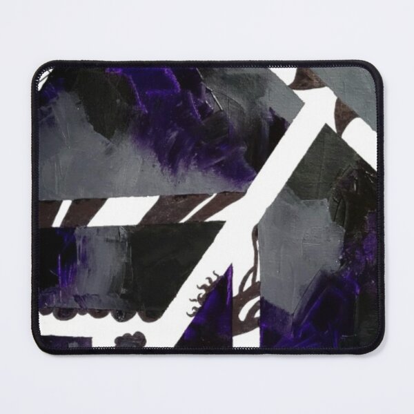Item preview, Purple, grey, black and white abstract acrylic and marker designed and sold by Heichou1225.