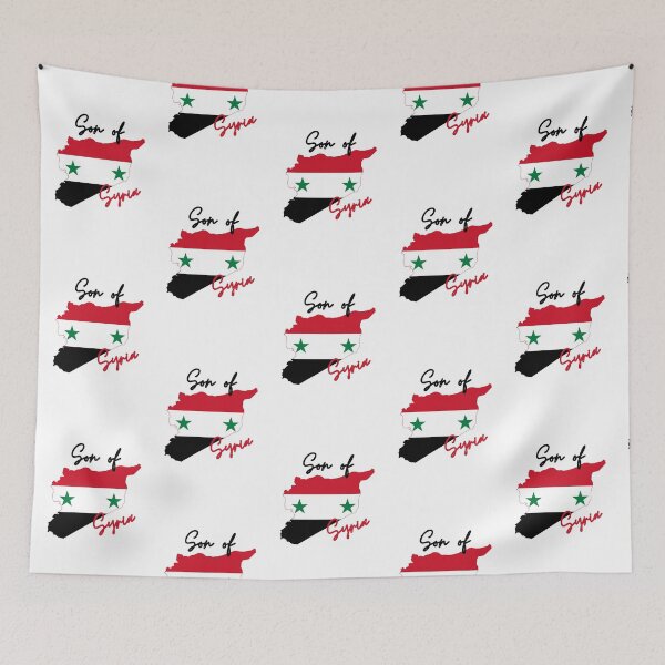 Item preview, Son of Syria Map Flag designed and sold by NovawayDirect.