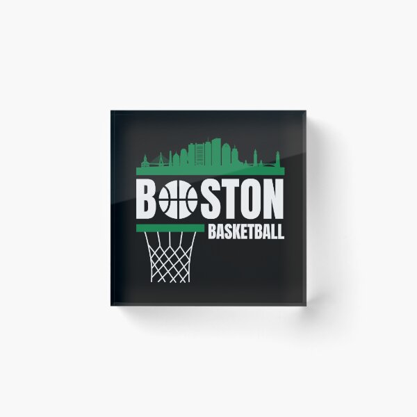Item preview, Boston Basketball Green/Black/White City Skyline Apparel designed and sold by CameronBischoff.