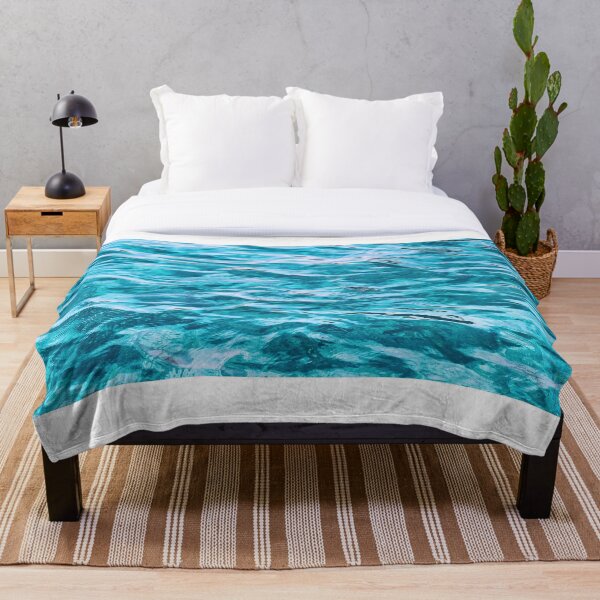 Item preview, Ocean Waves Blue Water designed and sold by AlexLab.