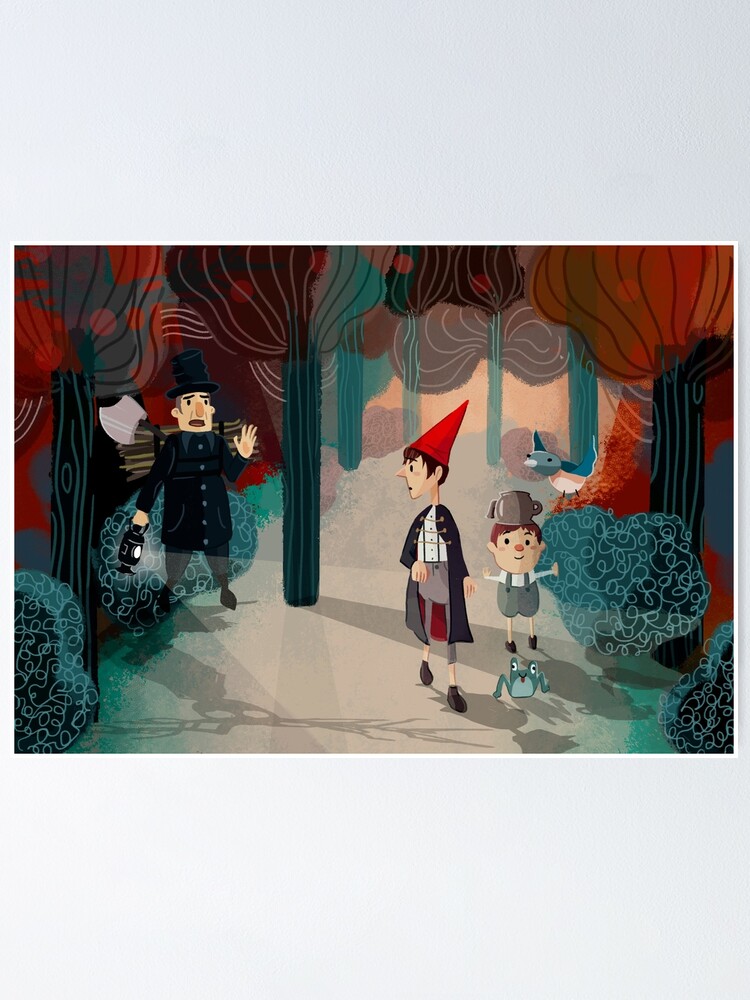 "Over the Garden Wall Wirt and Greg meet the Woodsman" Poster by