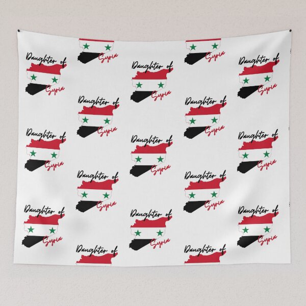 Item preview, Daughter of Syria Map Flag designed and sold by NovawayDirect.