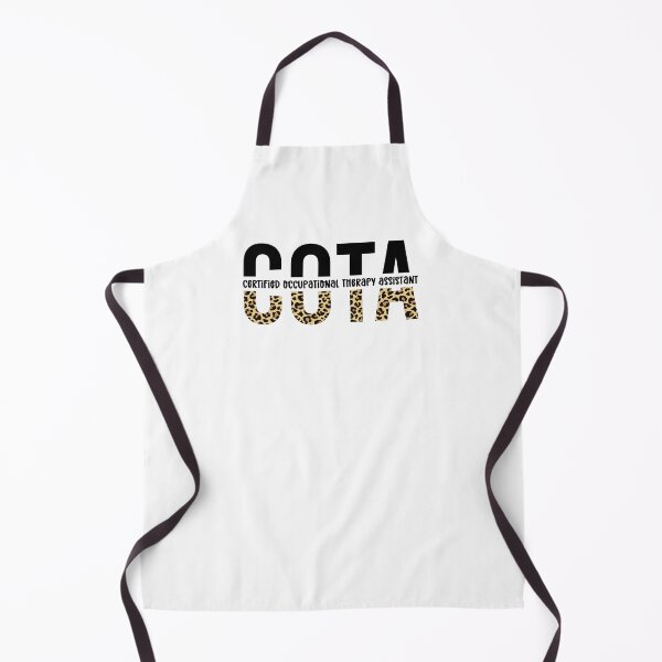 Item preview, COTA Certified Occupational Therapy Assistant | OTA Occupational Therapy Assistant | COTA Cheetah print typography designed and sold by Violet Treasures.