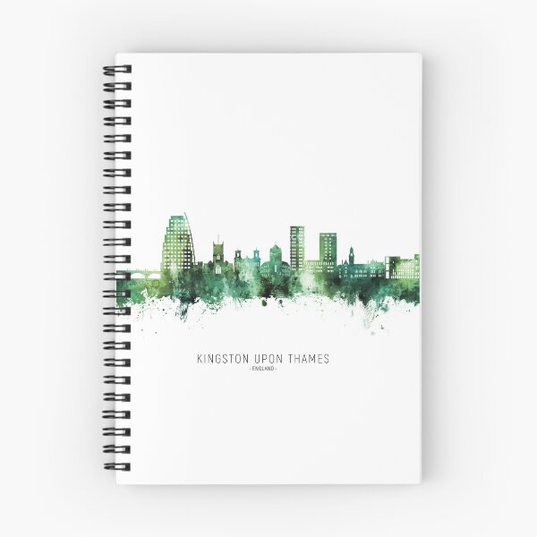 Item preview, Kingston upon Thames England Skyline designed and sold by ArtPrints.