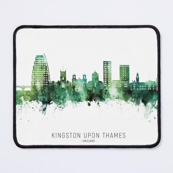 Item preview, Kingston upon Thames England Skyline designed and sold by ArtPrints.