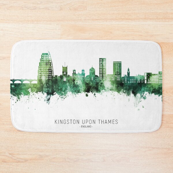 Item preview, Kingston upon Thames England Skyline designed and sold by ArtPrints.