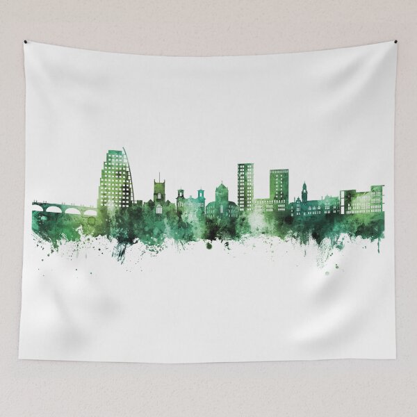 Item preview, Kingston upon Thames England Skyline designed and sold by ArtPrints.