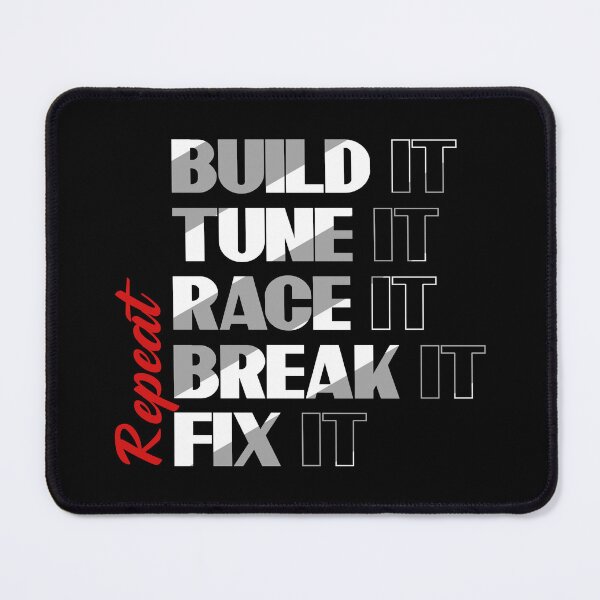 Item preview,  Build it Tune it Race it Break it Fix it... Repeat, Funny Car Gift, Car Guy Gift, Car Lover, Car Enthusiast Gift, Gift for Husband, Boyfriend, Father designed and sold by 365CarMods Official.