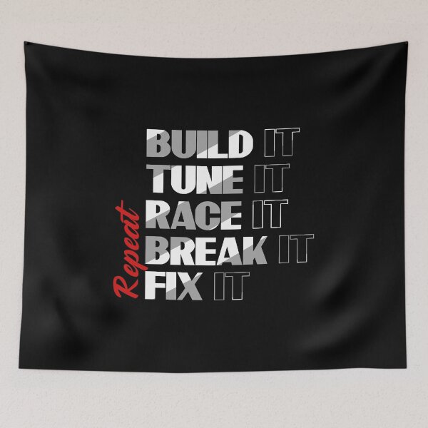 Item preview,  Build it Tune it Race it Break it Fix it... Repeat, Funny Car Gift, Car Guy Gift, Car Lover, Car Enthusiast Gift, Gift for Husband, Boyfriend, Father designed and sold by 365CarMods Official.