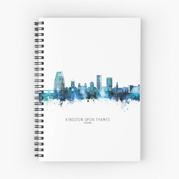 Item preview, Kingston upon Thames England Skyline designed and sold by ArtPrints.