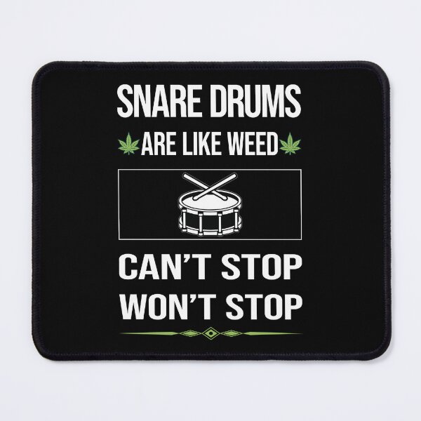 Item preview, Funny Can't Stop Snare Drum Drums designed and sold by FulviaContreras.