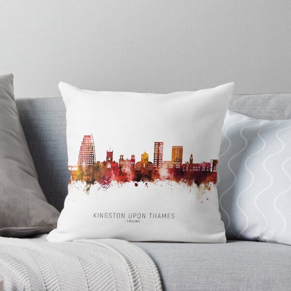 Aperçu de l'œuvre Kingston upon Thames England Skyline créée et vendue par ArtPrints.
