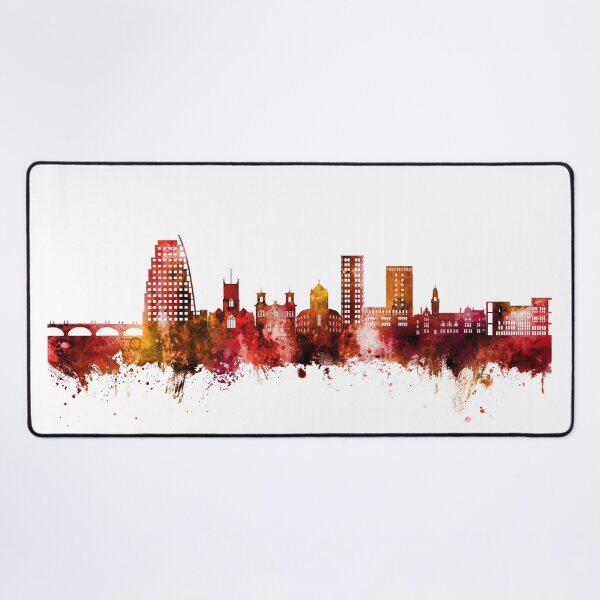 Item preview, Kingston upon Thames England Skyline designed and sold by ArtPrints.