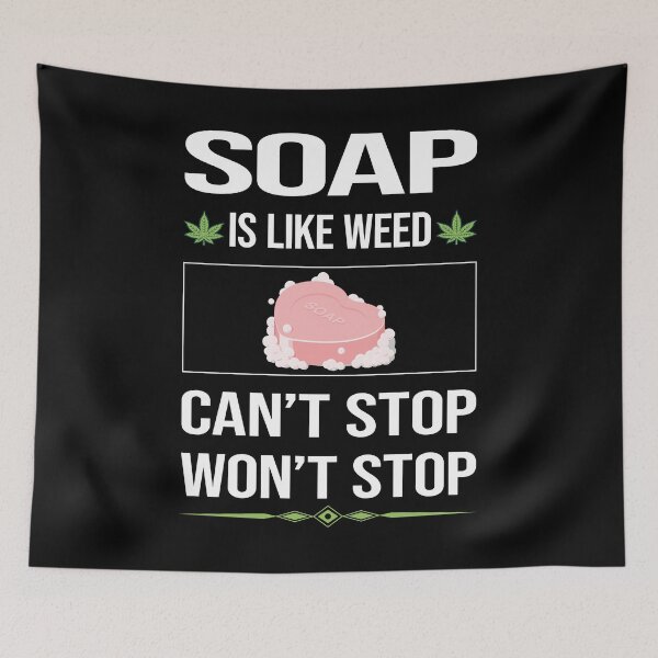 Item preview, Funny Can't Stop Soap designed and sold by FulviaContreras.