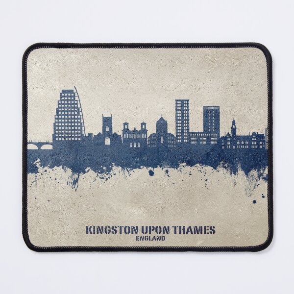 Item preview, Kingston upon Thames England Skyline designed and sold by ArtPrints.