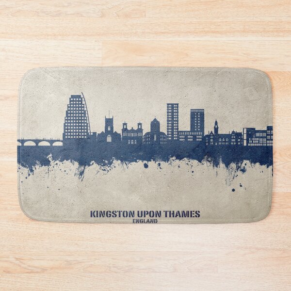 Item preview, Kingston upon Thames England Skyline designed and sold by ArtPrints.