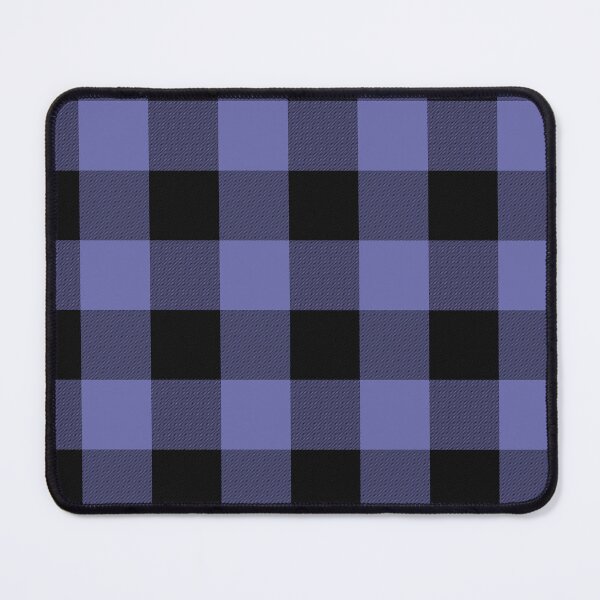 Item preview, Purple and Black Buffalo Plaid Repeat Pattern designed and sold by rhombusOnion.