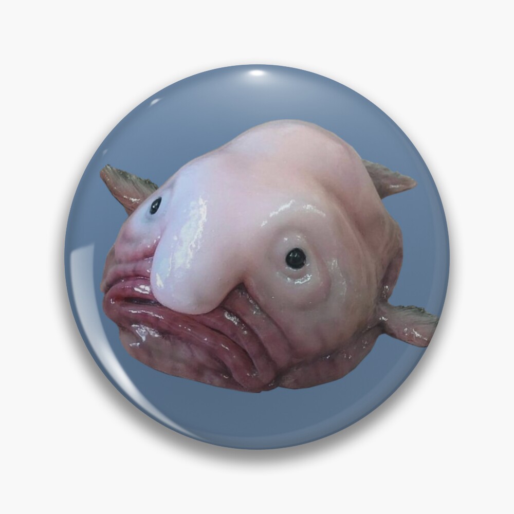 Happy Healthy Blobfish Enamel Pin!