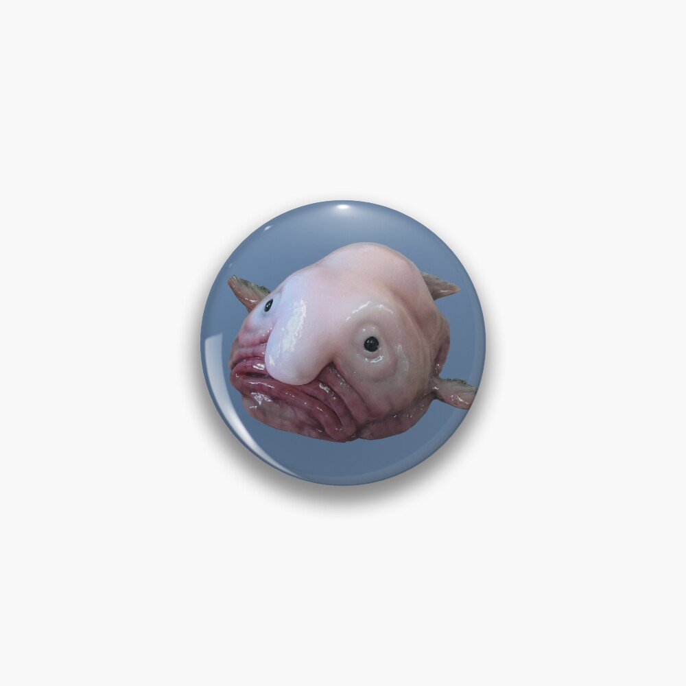 Funny Blob Fish Pins and Buttons for Sale