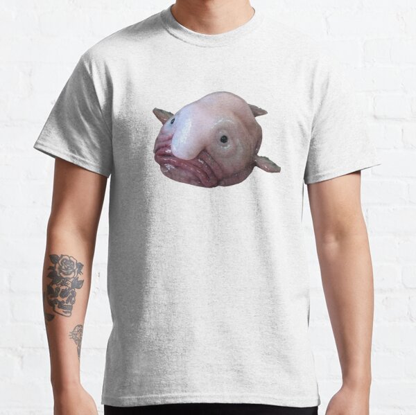 Blobfish Mexican Grumpy Blob Fish Sombrero Costume Men's T-shirt Back Print  - Monsterry