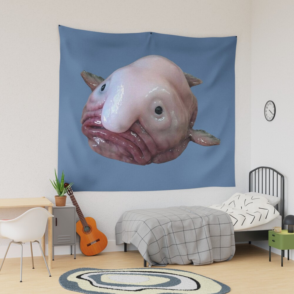 Blobfish Is My Spirit Animal Funny Blobfish Meme Tapestry by EQ Designs -  Fine Art America