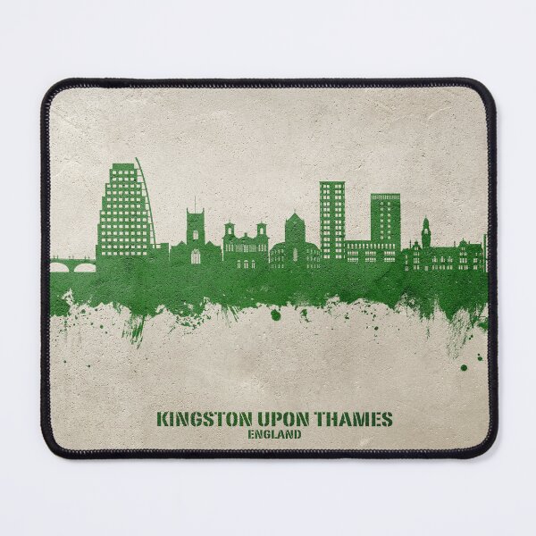 Item preview, Kingston upon Thames England Skyline designed and sold by ArtPrints.