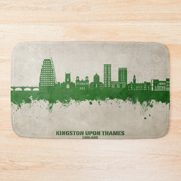Item preview, Kingston upon Thames England Skyline designed and sold by ArtPrints.