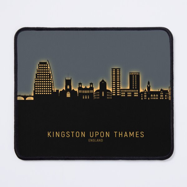 Item preview, Kingston upon Thames England Skyline designed and sold by ArtPrints.
