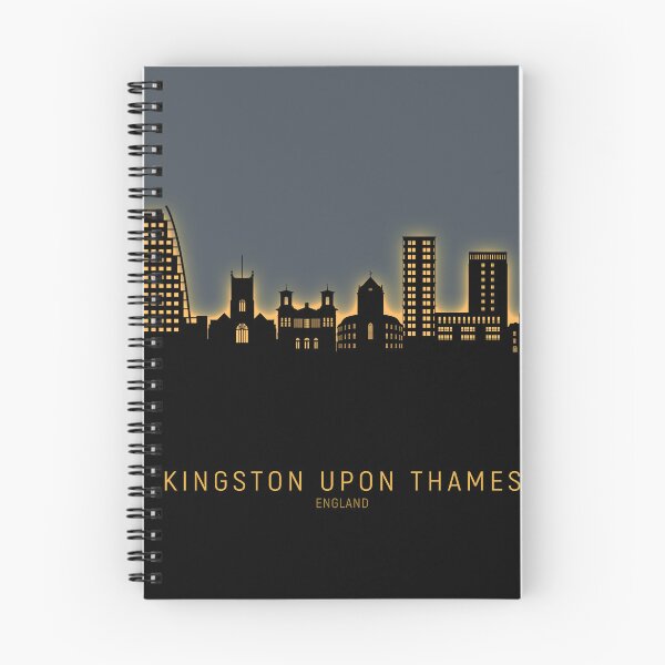 Item preview, Kingston upon Thames England Skyline designed and sold by ArtPrints.