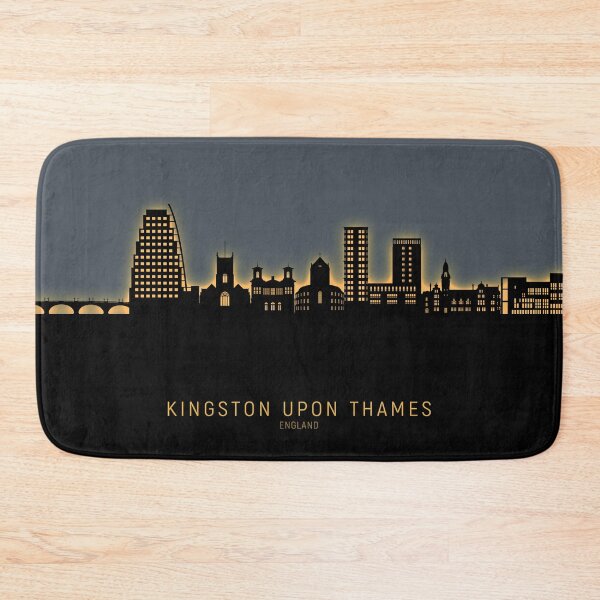 Item preview, Kingston upon Thames England Skyline designed and sold by ArtPrints.