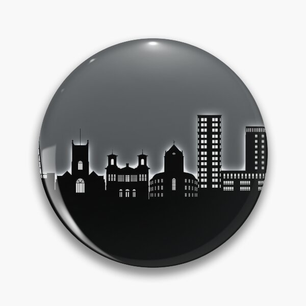 Item preview, Kingston upon Thames England Skyline designed and sold by ArtPrints.