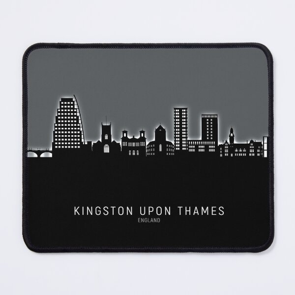 Item preview, Kingston upon Thames England Skyline designed and sold by ArtPrints.