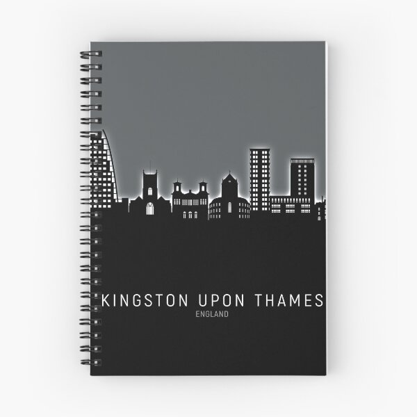 Item preview, Kingston upon Thames England Skyline designed and sold by ArtPrints.