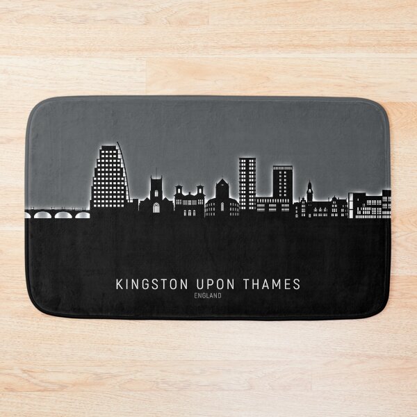 Item preview, Kingston upon Thames England Skyline designed and sold by ArtPrints.