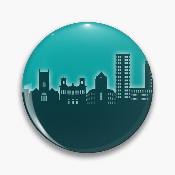 Item preview, Kingston upon Thames England Skyline designed and sold by ArtPrints.