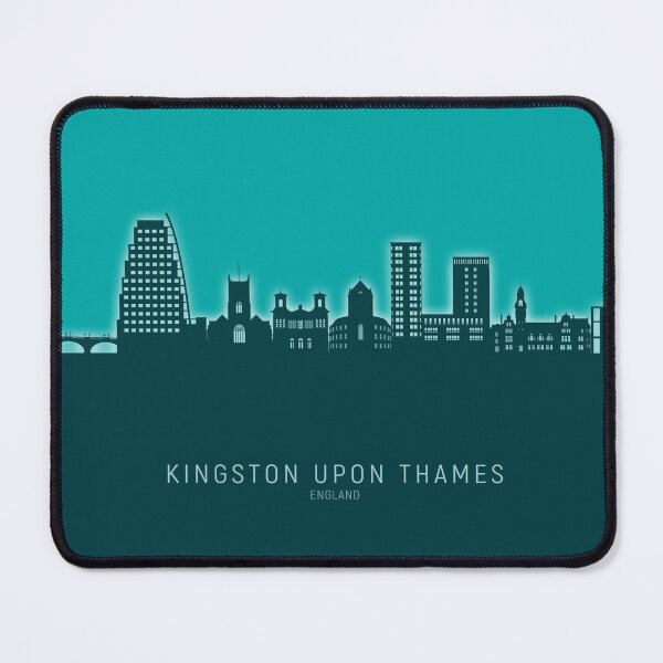 Item preview, Kingston upon Thames England Skyline designed and sold by ArtPrints.