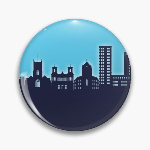 Aperçu de l'œuvre Kingston upon Thames England Skyline créée et vendue par ArtPrints.