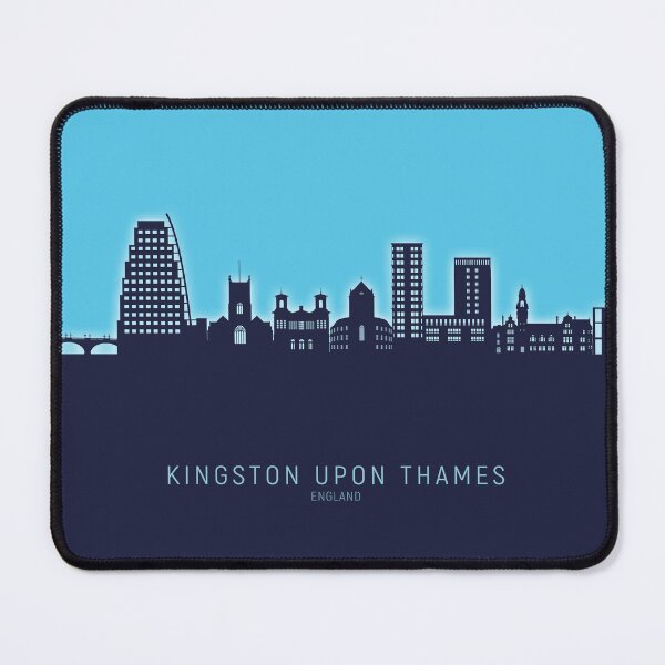 Item preview, Kingston upon Thames England Skyline designed and sold by ArtPrints.