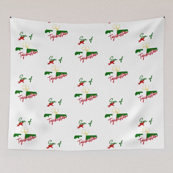 Item preview, Son of Tajikistan Map Flag designed and sold by NovawayDirect.