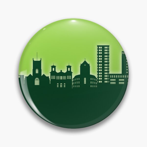 Item preview, Kingston upon Thames England Skyline designed and sold by ArtPrints.