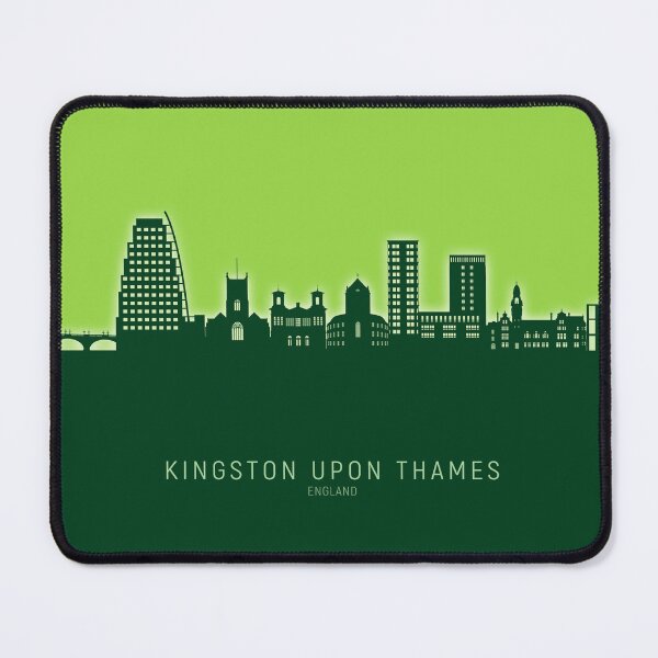 Item preview, Kingston upon Thames England Skyline designed and sold by ArtPrints.