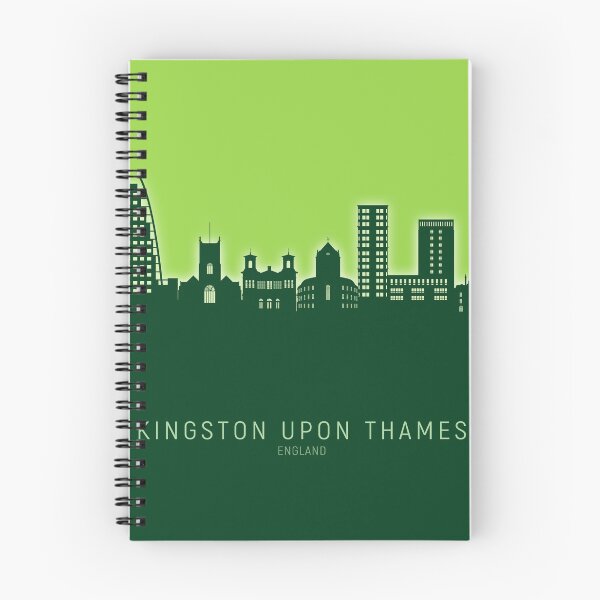Item preview, Kingston upon Thames England Skyline designed and sold by ArtPrints.